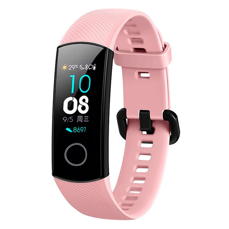 Pulseira de Substituição Huawei Honor Band 4 / Honor Band 5 Silicone (Rosa)