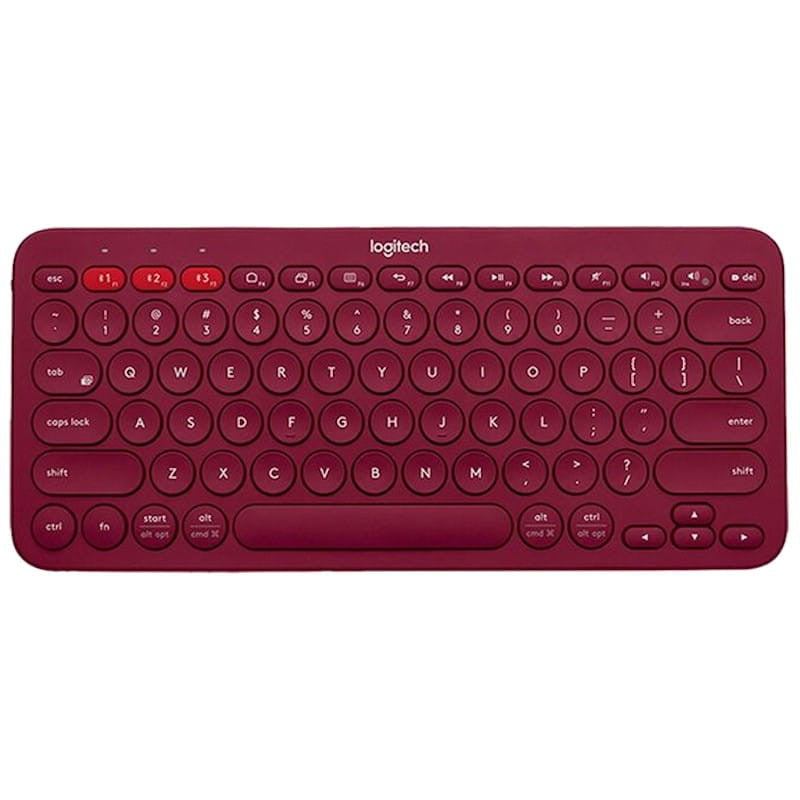 Teclado sem fio Logitech K380 Vermelho EN layout