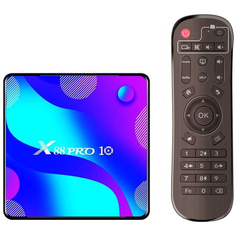 X88 Pro 10 4GB / 32GB 4K Android TV 10.0 - Android TV