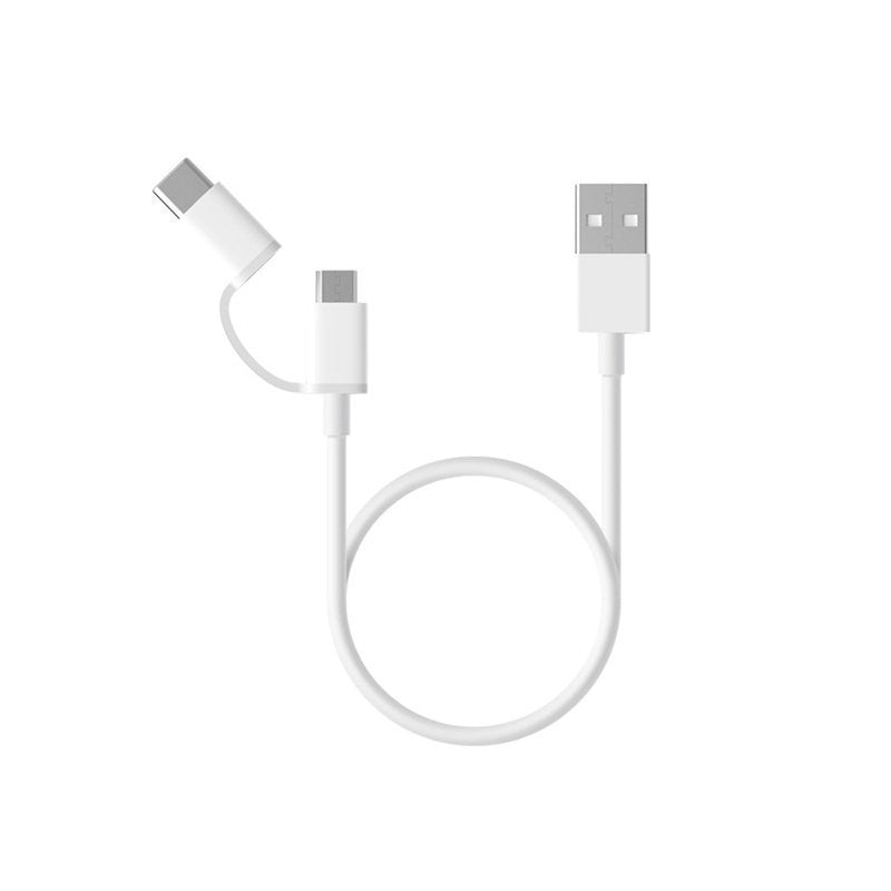 Xiaomi Mi Cabo USB para USB Tipo C/Micro USB 30cm